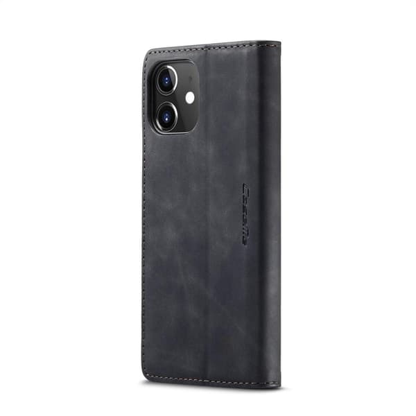 CASEME Lommebok-deksel iPhone 12/12 Pro - Svart