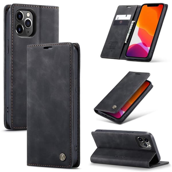 CASEME Retro tegnebog taske til iPhone 12 Pro Max