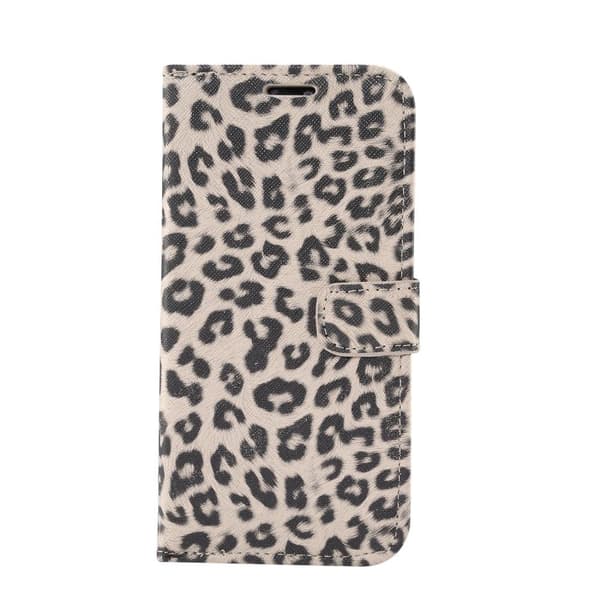 Leopardmønster tegnebogsovertræk til iPhone 12 Pro Max - Gul