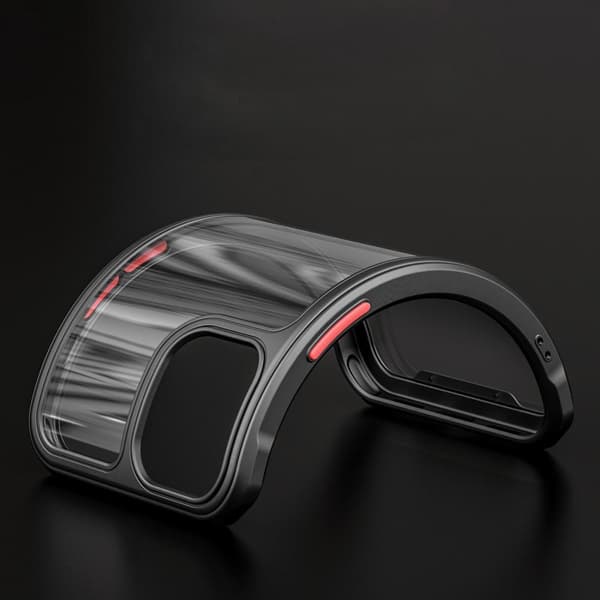 IPAKY iPhone 12 / 12 Pro TPU Hybrid Skal - Svart