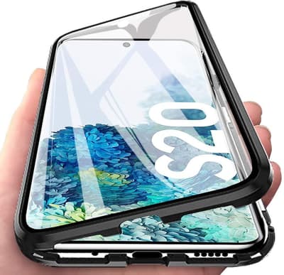 Premium Galaxy S20 FE stødabsorberende magnetskaller med glas C4U®