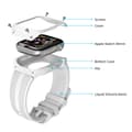 Miniatyrbild 6 av 6: Armor Silikonarmband Apple Watch 44mm Vit