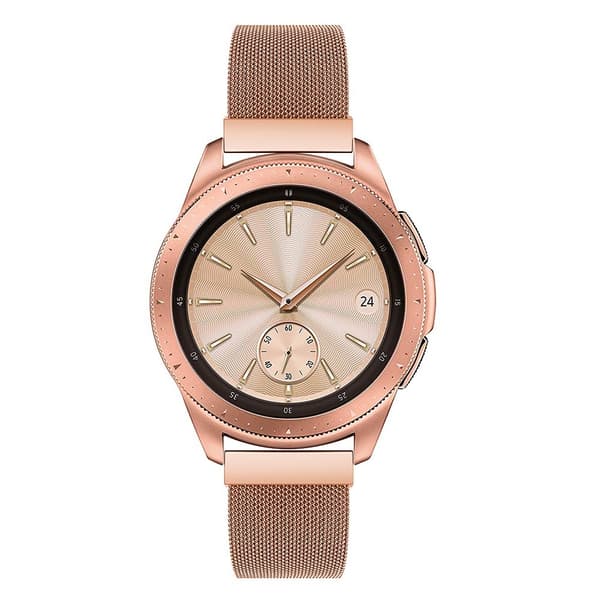 Milanese Loop Armband Samsung Galaxy Watch 42mm Rose Guld