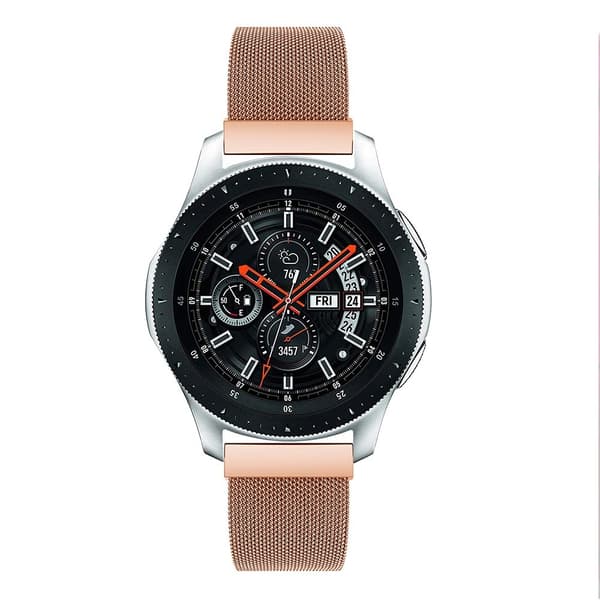 Milanese Loop Armband Samsung Galaxy Watch 46mm Rose Guld