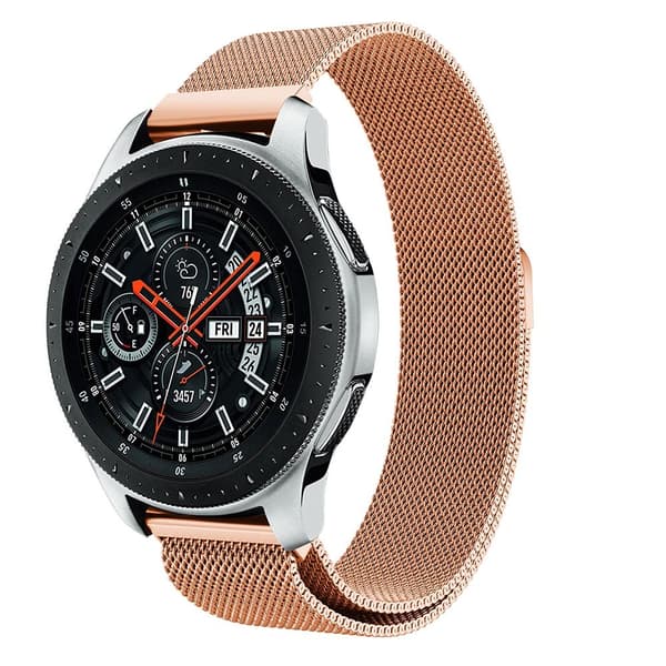 Milanese Loop Armband Samsung Galaxy Watch 46mm Rose Guld