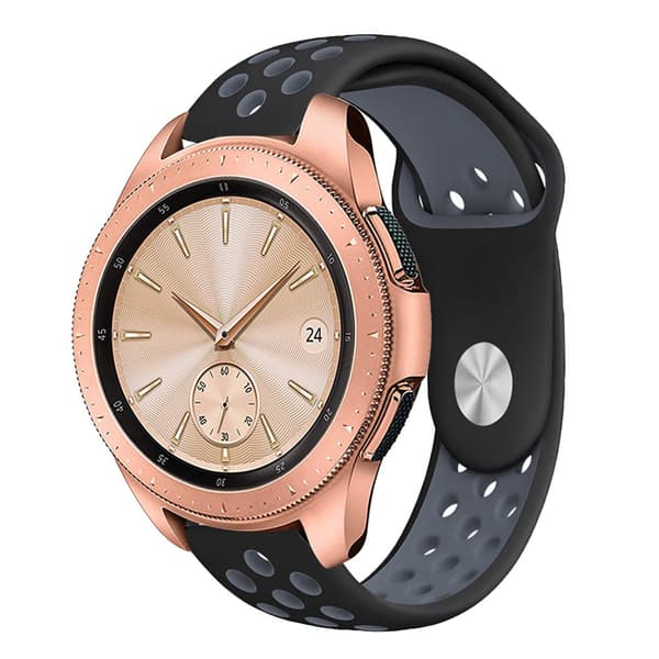 Sportarmband Samsung Galaxy Watch 42mm Svart/Grå