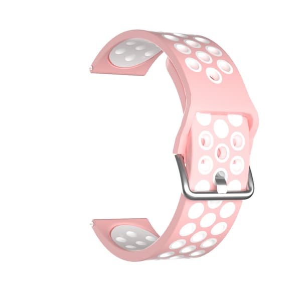 Sportarmband Samsung Galaxy Watch 46mm/Gear S3 Rosa/Vit