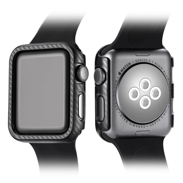 Carbon Skal Apple Watch 44mm Svart