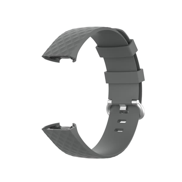 Silikonarmband Till Fitbit Charge 3/4 Grå