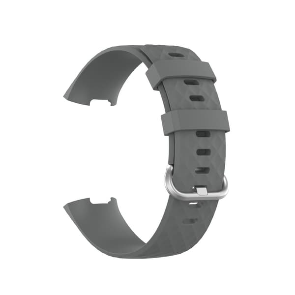 Silikonarmband Till Fitbit Charge 3/4 Grå