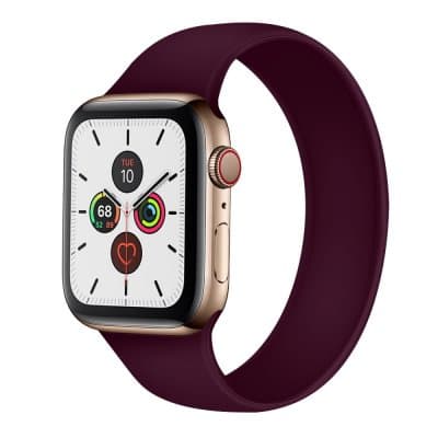 Solo Silikonarmband Apple Watch 42/44mm Lila