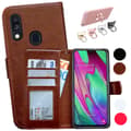 Pikkukuva 1 / 11: Samsung Galaxy A40 - Nahkakotelo / Suoja