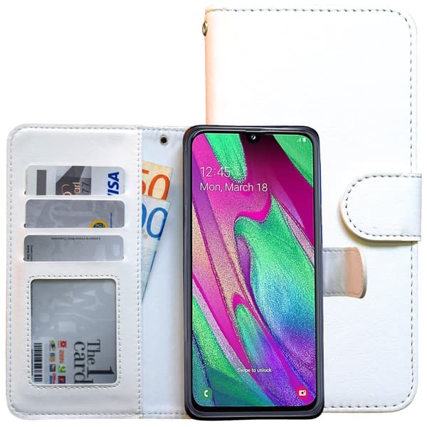 Samsung Galaxy A40 - Läderfodral / Skydd