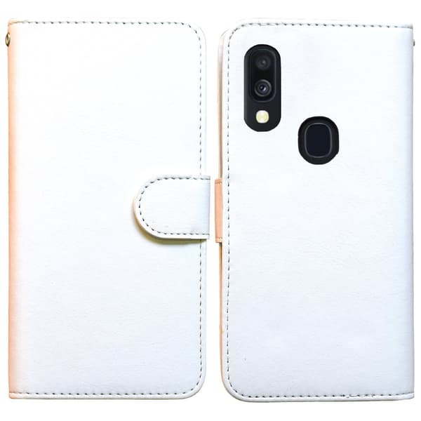 Samsung Galaxy A40 - Läderfodral / Skydd