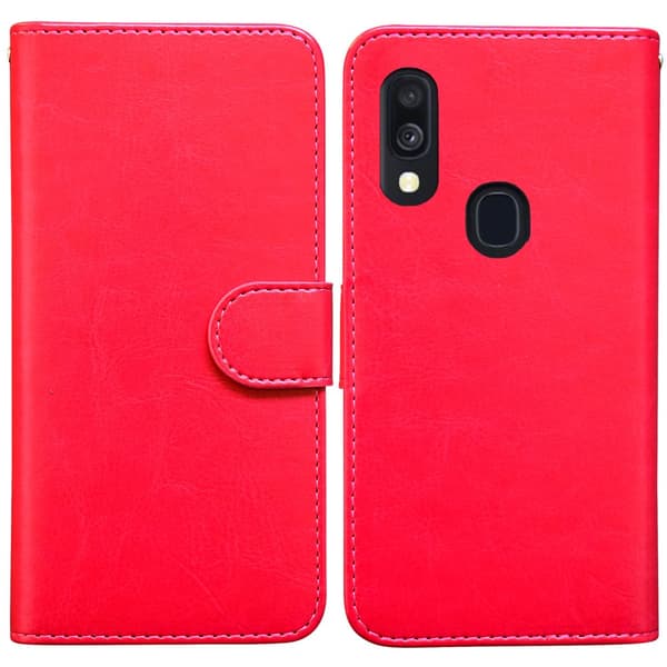 Samsung Galaxy A40 - Läderfodral / Skydd