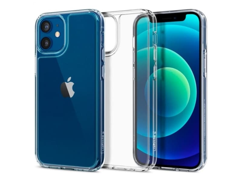 Spigen SPIGEN QUARTZ HYBRID IPHONE 12 MINI CRYSTAL CLEAR