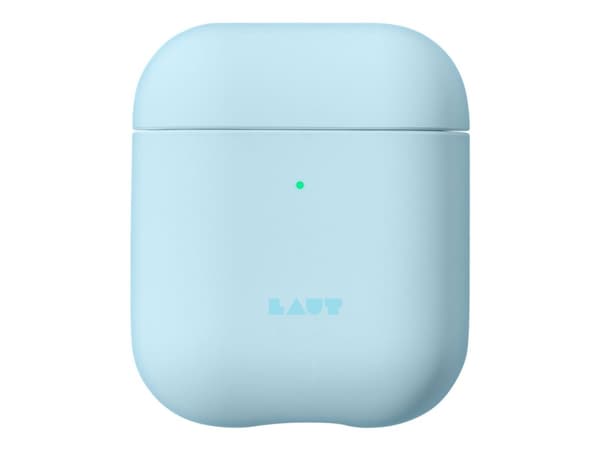 Laut HUEX PASTELS - Fodral för hörlurar - polykarbonat - baby blå - för Apple AirPods (1:a generation, 2a generation)