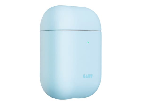 Laut HUEX PASTELS - Fodral för hörlurar - polykarbonat - baby blå - för Apple AirPods (1:a generation, 2a generation)