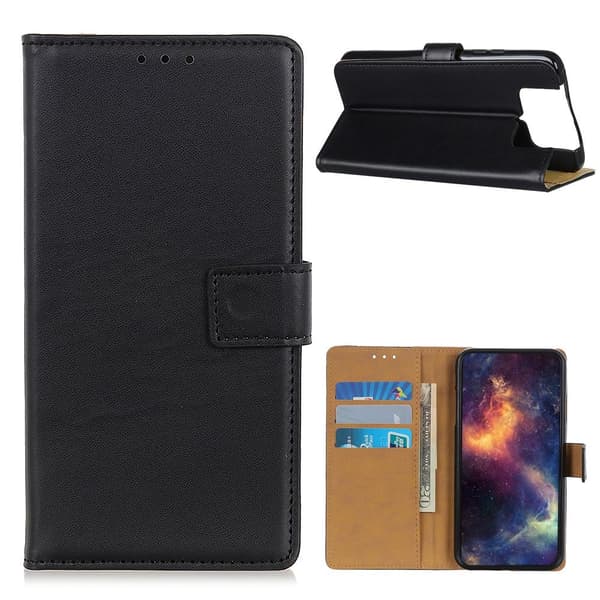 Wallet Stand Mobile Phone Case for Zenfone 7 / 7 Pro - Black