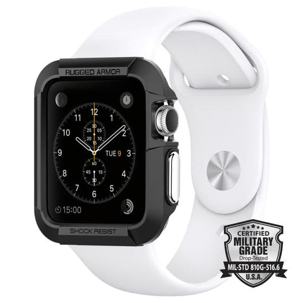 Spigen Rugged Armor Skal till Apple Watch 42mm - Svart