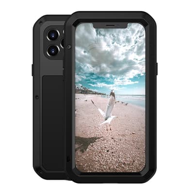 iPhone 12 Pro Suojakuori Powerful Case Musta
