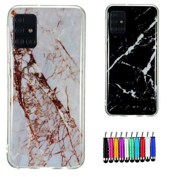 Samsung Galaxy A71 - Cover / Beskyttelse Marble