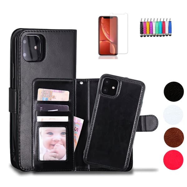 iPhone 11 - Læder cover / Beskyttelse Pink