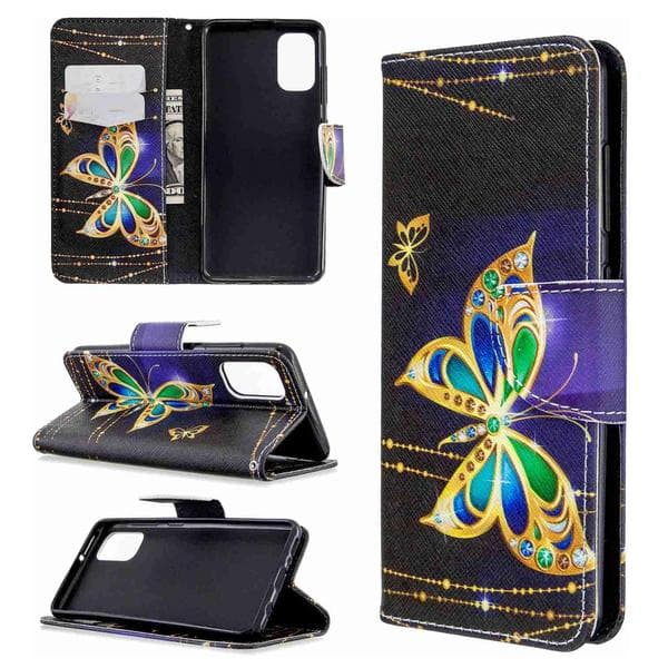 Plånboksfodral Samsung Galaxy A41 – Guldfjäril