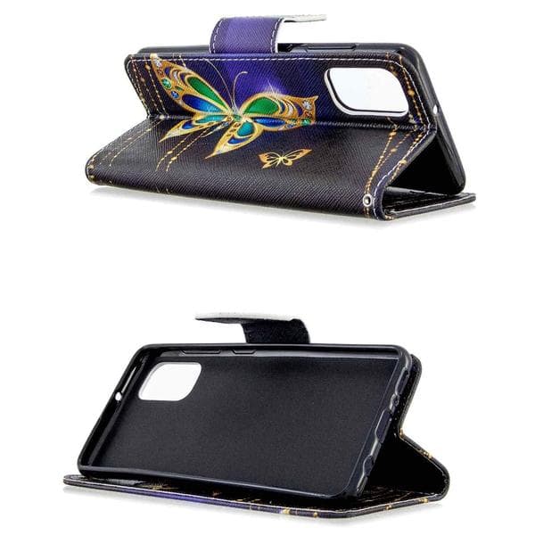Plånboksfodral Samsung Galaxy A51 – Guldfjäril
