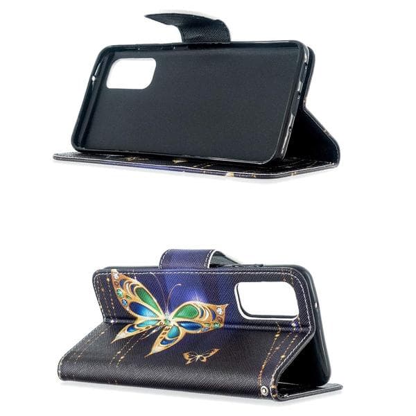 Plånboksfodral Samsung Galaxy S20 – Guldfjäril