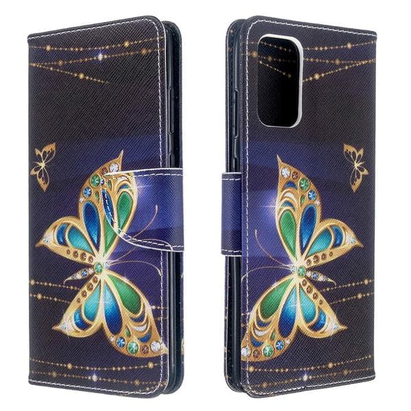 Plånboksfodral Samsung Galaxy S20 – Guldfjäril