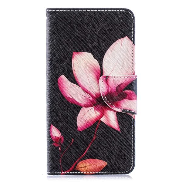 Plånboksfodral Samsung Galaxy A40 – Rosa Blomma