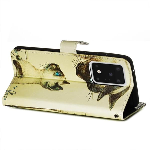 Plånboksfodral Samsung Galaxy S20 Ultra – Katter