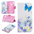 Miniatyrbillede 1 af 4: Plånboksfodral Huawei Y6 2019  – Fjärilar och Blommor