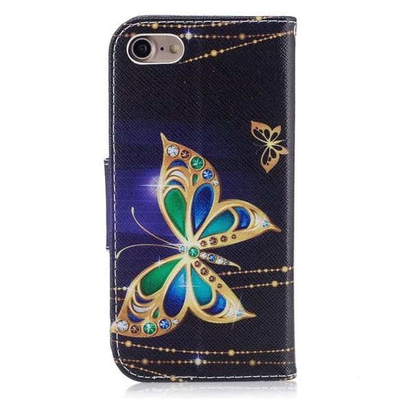 Plånboksfodral Apple iPhone 8 – Guldfjäril