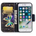 Miniatyrbillede 5 af 6: Plånboksfodral Apple iPhone SE (2020) - Guldfjäril