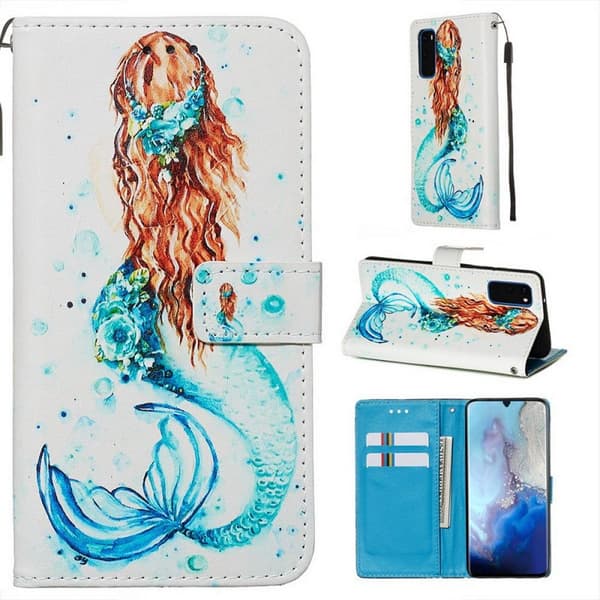 Plånboksfodral Samsung Galaxy A41 – Sjöjungfru