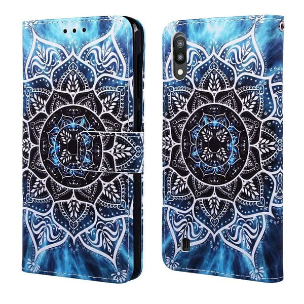Plånboksfodral Samsung Galaxy A10 – Blå Mandala