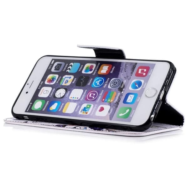 Plånboksfodral iPhone SE (2020) - Blåa och Vita Fjärilar