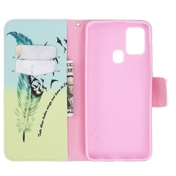 Lompakkokotelo Samsung Galaxy A21s - Take These Broken Wings