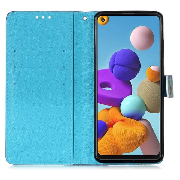 Lompakkokotelo Samsung Galaxy A21s - Unisieppari Himmeli