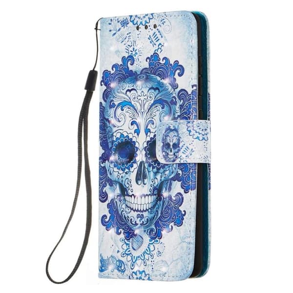 Plånboksfodral Samsung Galaxy A41 - Döskalle