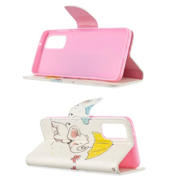 Plånboksfodral Samsung Galaxy S20 FE - Elefant med Paraply