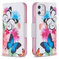 Pikkukuva 4 / 4: Lompakkokotelo iPhone 12 Mini - Värikkäitä Perhosia