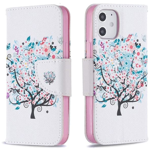 Plånboksfodral Apple iPhone 12 Mini – Färgglatt Träd