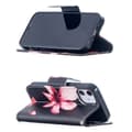 Pikkukuva 3 / 4: Lompakkokotelo iPhone 12 Mini - Vaaleanpunainen Kukka