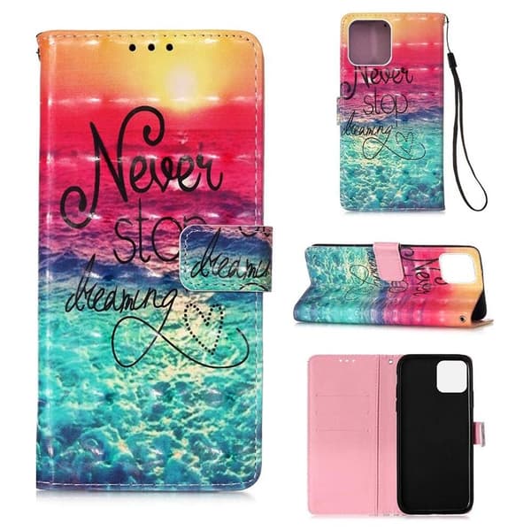 Plånboksfodral Apple iPhone 12 Pro – Never Stop Dreaming