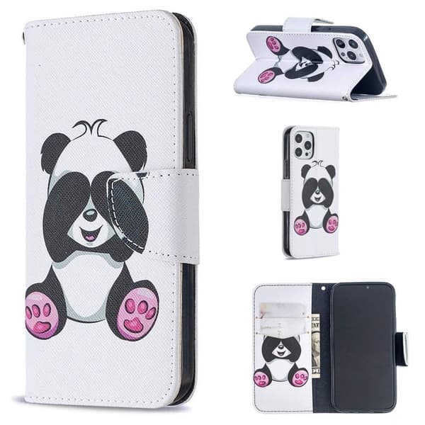 Plånboksfodral Apple iPhone 12 Pro - Panda