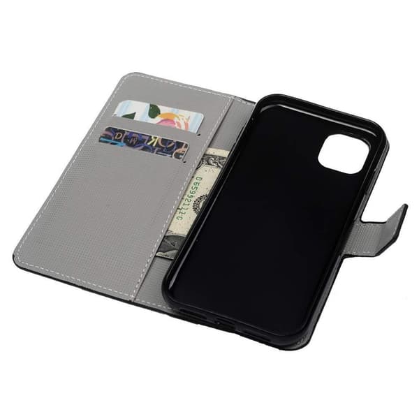 Plånboksfodral Apple iPhone 12 Pro - Svart med Fjärilar