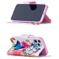 Miniatyrbillede 3 af 4: Plånboksfodral Apple iPhone 12 Pro – Färgglada Fjärilar
